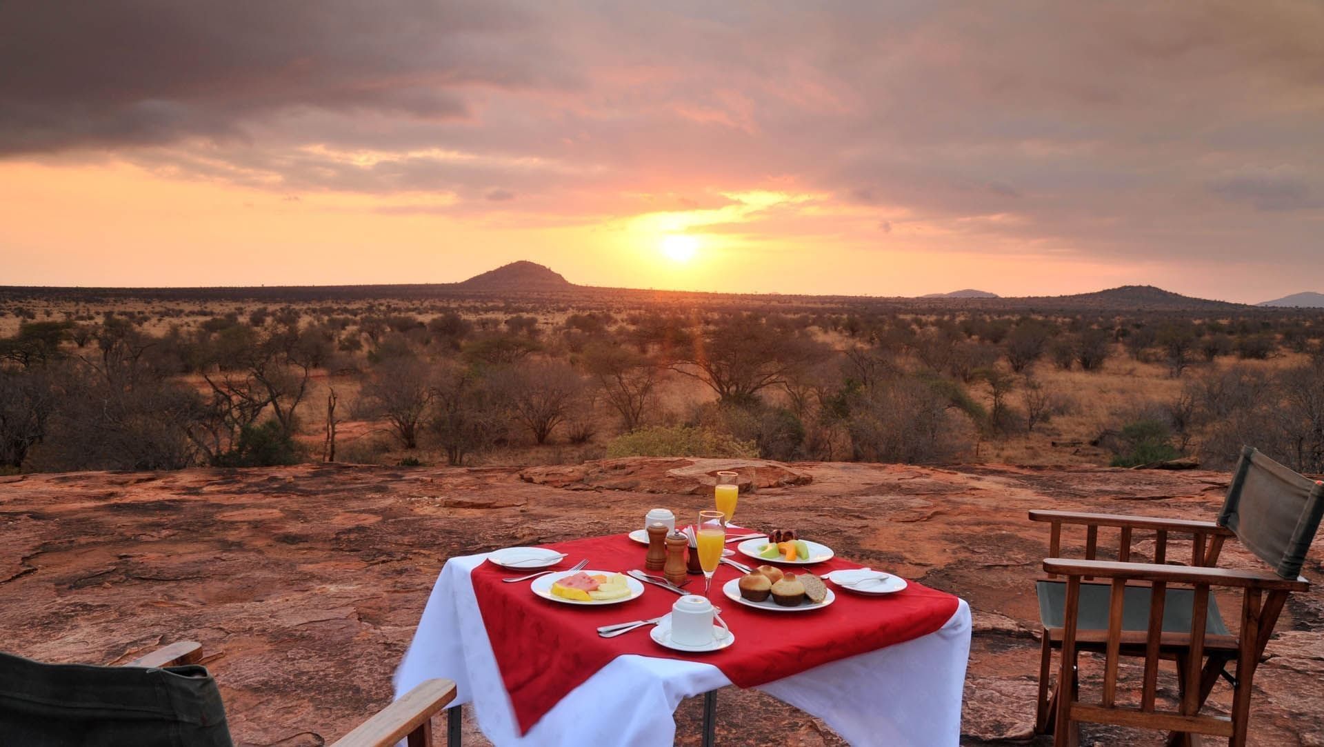 Tsavo West National Park safari landscape